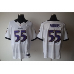 Nike Baltimore Ravens 55 Terrell Suggs White Elite NFL Jersey