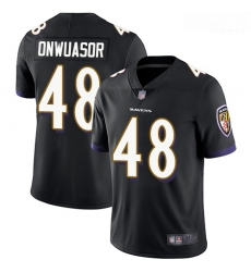 Ravens 48 Patrick Onwuasor Black Alternate Men Stitched Football Vapor Untouchable Limited Jersey