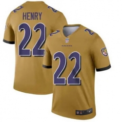 Women Baltimore Ravens 22 Derrick Henry 2023 F U S E Rush Vapor Limited Football Stitched Jersey