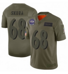 Womens Baltimore Ravens 68 Matt Skura Limited Camo 2019 Salute to Service Football Jersey