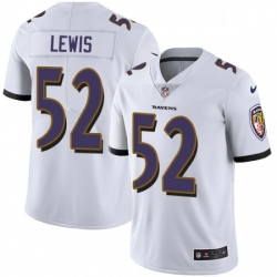 Youth Nike Baltimore Ravens 52 Ray Lewis Elite White NFL Jersey