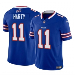 Men Buffalo Bills 11 Deonte Harty Blue 2023 F U S E  Vapor Untouchable Limited Stitched Jersey