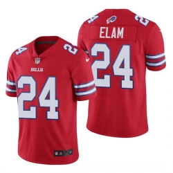 Men Buffalo Bills 24 Kaiir Elam Red Vapor Untouchable Limited Stitched jersey