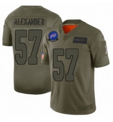 Men Buffalo Bills 57 Lorenzo Alexander Limited Camo 2019 Salute to Service Football Jersey