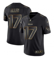 Men Buffalo Bills Active Player Custom 2019 Black Gold Edition Stitched NFL Jersey