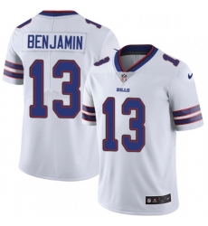 Mens Nike Buffalo Bills 13 Kelvin Benjamin White Vapor Untouchable Limited Player NFL Jersey