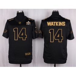 Nike Bills #14 Sammy Watkins Black Mens Stitched NFL Elite Pro Line Gold Collection Jersey