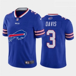 Nike Bills 3 Gabriel Davis Royal Team Big Logo Vapor Untouchable Limited Jersey