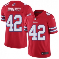 Nike Bills 42 Patrick DiMarco Red Color Rush Limited Jersey