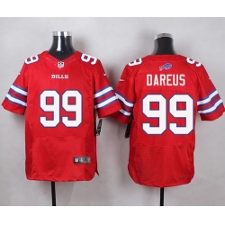 Nike Bills #99 Marcell Dareus Red Mens Stitched NFL Elite Rush Jersey