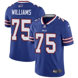 Nike Buffalo Bills 75 Daryl Williams Royal Blue Team Color Men Stitched NFL Vapor Untouchable Limited Jersey