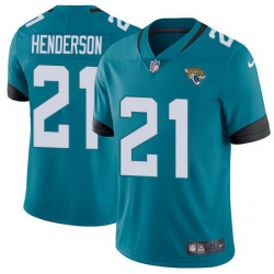 Youth Nike Jaguars 21 C J Henderson Teal Green Alternate Men Stitched NFL Vapor Untouchable Limited Jersey