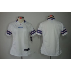 Women Nike Buffalo Bills Blank White Color Limited Jerseys