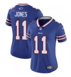 Womens Nike Buffalo Bills 11 Zay Jones Royal Blue Team Color Vapor Untouchable Limited Player NFL Jersey