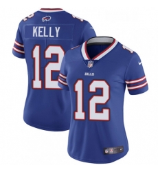 Womens Nike Buffalo Bills 12 Jim Kelly Elite Royal Blue Team Color NFL Jersey