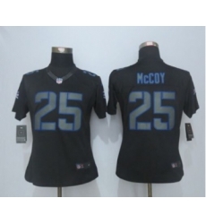 nike women nfl jerseys buffalo bills 25 mccoy black[nike impact limited]