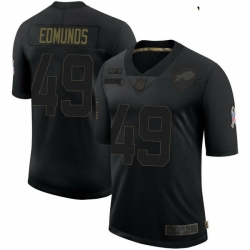 Youth Buffalo Bills 49 Tremaine Edmunds Black Limited 2020 Salute To Service Jersey