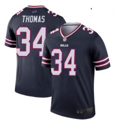 Youth Buffalo Bills Thurman Thomas Navy Legend Inverted Jersey