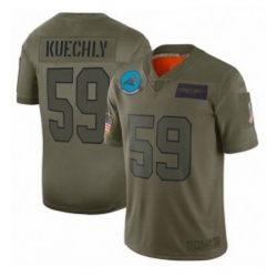 Men Carolina Panthers 59 Luke Kuechly Limited Camo 2019 Salute to Service Football Jersey