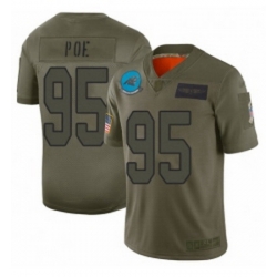 Men Carolina Panthers 95 Dontari Poe Limited Camo 2019 Salute to Service Football Jersey