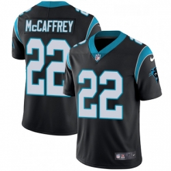 Mens Nike Carolina Panthers 22 Christian McCaffrey Black Team Color Vapor Untouchable Limited Player NFL Jersey