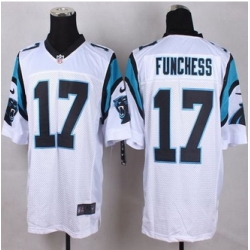 New Carolina Panthers #17 Devin Funchess White Men Stitched NFL Elite Jersey