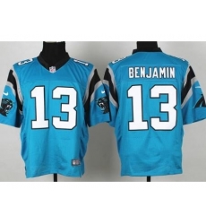 Nike Carolina Panthers 13 Kelvin Benjamin Blue Elite NFL Jersey