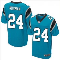 Nike Carolina Panthers #24 Josh Norman Blue Alternate Mens Stitched NFL Elite Jersey