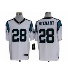 Nike Carolina Panthers 28 Jonathan Stewart white Elite NFL Jersey