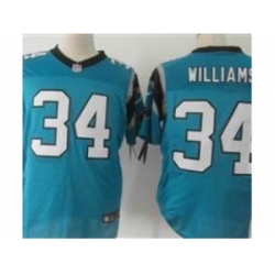 Nike Carolina Panthers 34 DeAngelo Williams blue Elite NFL Jersey