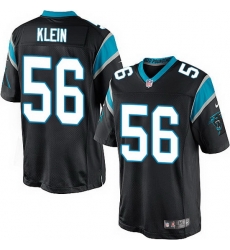 Nike Panthers #56 A.J. Klein Black Team Color Mens Stitched NFL Elite Jersey