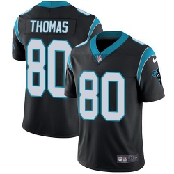 Nike Panthers 80 Ian Thomas Black Vapor Untouchable Limited Jersey