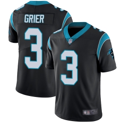 Panthers 3 Will Grier Black Team Color Men Stitched Football Vapor Untouchable Limited Jersey