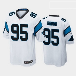 men derrick brown carolina panthers white game jersey 