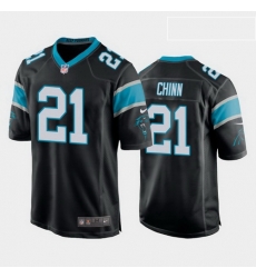 men jeremy chinn carolina panthers black game jersey