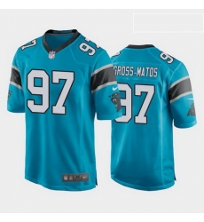 men yetur gross matos carolina panthers blue game jersey