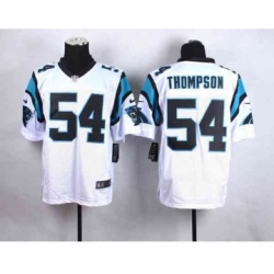 nike nfl jerseys carolina panthers 54 thompson white[Elite]