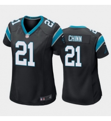 women jeremy chinn carolina panthers black game jersey