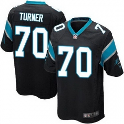 Nike Panthers #70 Trai Turner Black Team Color Youth Stitched NFL Elite Jersey