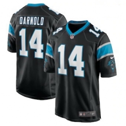 Youth Nike Carolina Panthers 14 Sam Darnold Black Vapor Limited Jersey