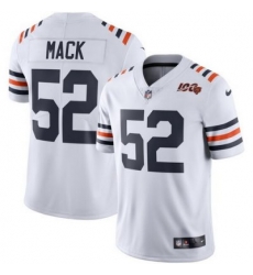 Men Bears 52 Mack White 100 Years 4XL Jersey