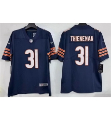 Men Chicago Bears  31 Dillon Thieneman Navy 2026 Draft Vapor Untouchable Limited Stitched Football Jersey