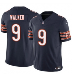 Men Chicago Bears  9 Jahdae Walker Navy 2026 F U S E  Vapor Untouchable Limited Stitched Football Jersey