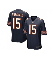 Nike Chicago Bears 15 Brandon Marshall Game blue NFL Jersey