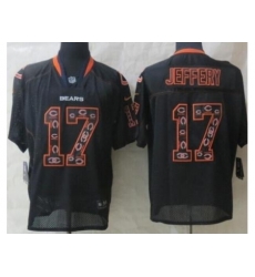 Nike Chicago Bears 17 Alshon Jeffery Black Elite Lights Out II NFL Jersey