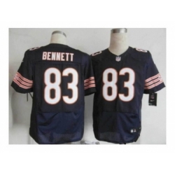 Nike Chicago Bears 83 Martellus Bennett blue Elite NFL Jersey