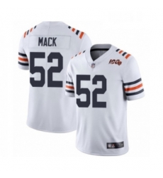 Youth Chicago Bears 52 Khalil Mack White 100th Season Limited Football Jersey