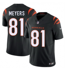 Men Cincinnati Bengals  81 Dohnte Meyers Black 2026 F U S E  Vapor Untouchable Limited Stitched Football Jersey