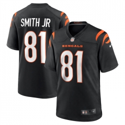 Men Cincinnati Bengals 81 Irv Smith Jr  White Jersey