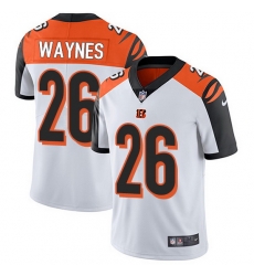 Nike Bengals 26 Trae Waynes White Men Stitched NFL Vapor Untouchable Limited Jersey